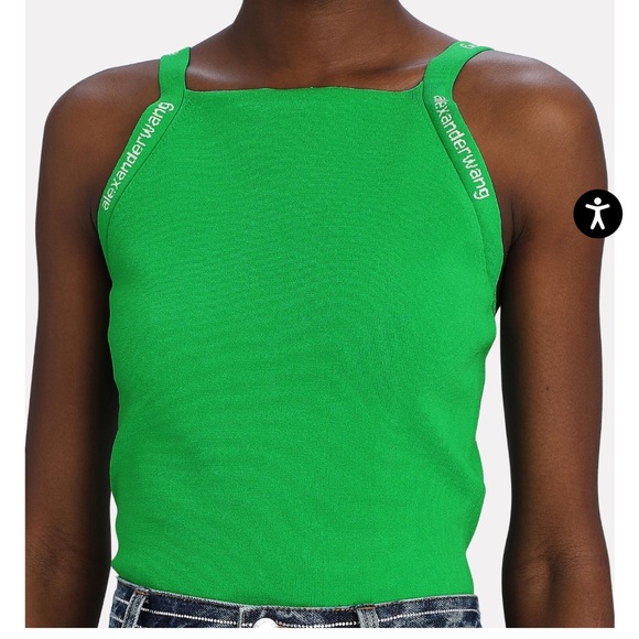 Alexander Wang jacquard logo tank - Picture 1 of 7